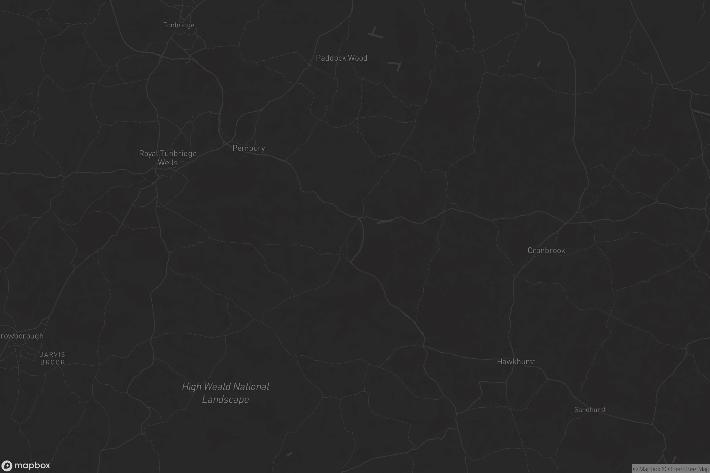 Map of tunbridge wells