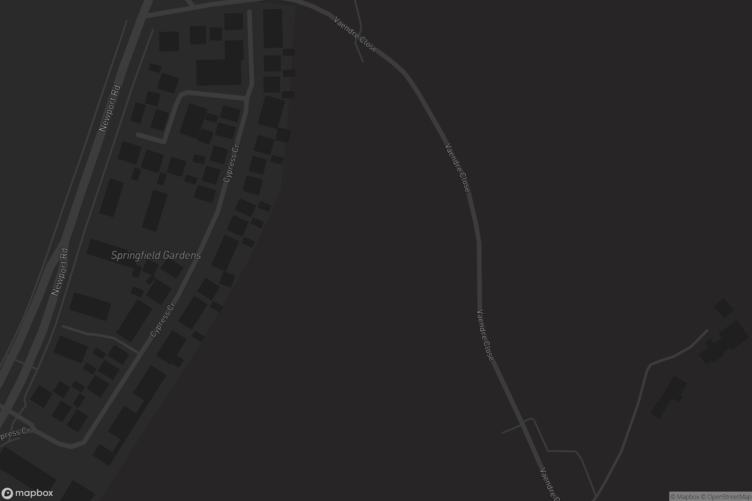 Map of vaendre close