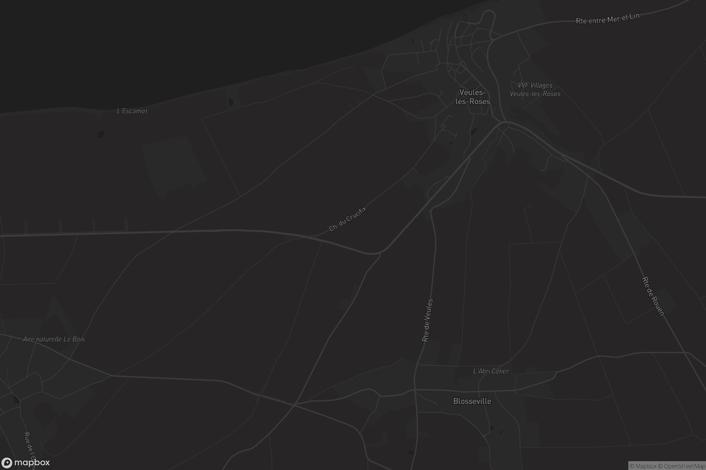Map of veules-les-roses