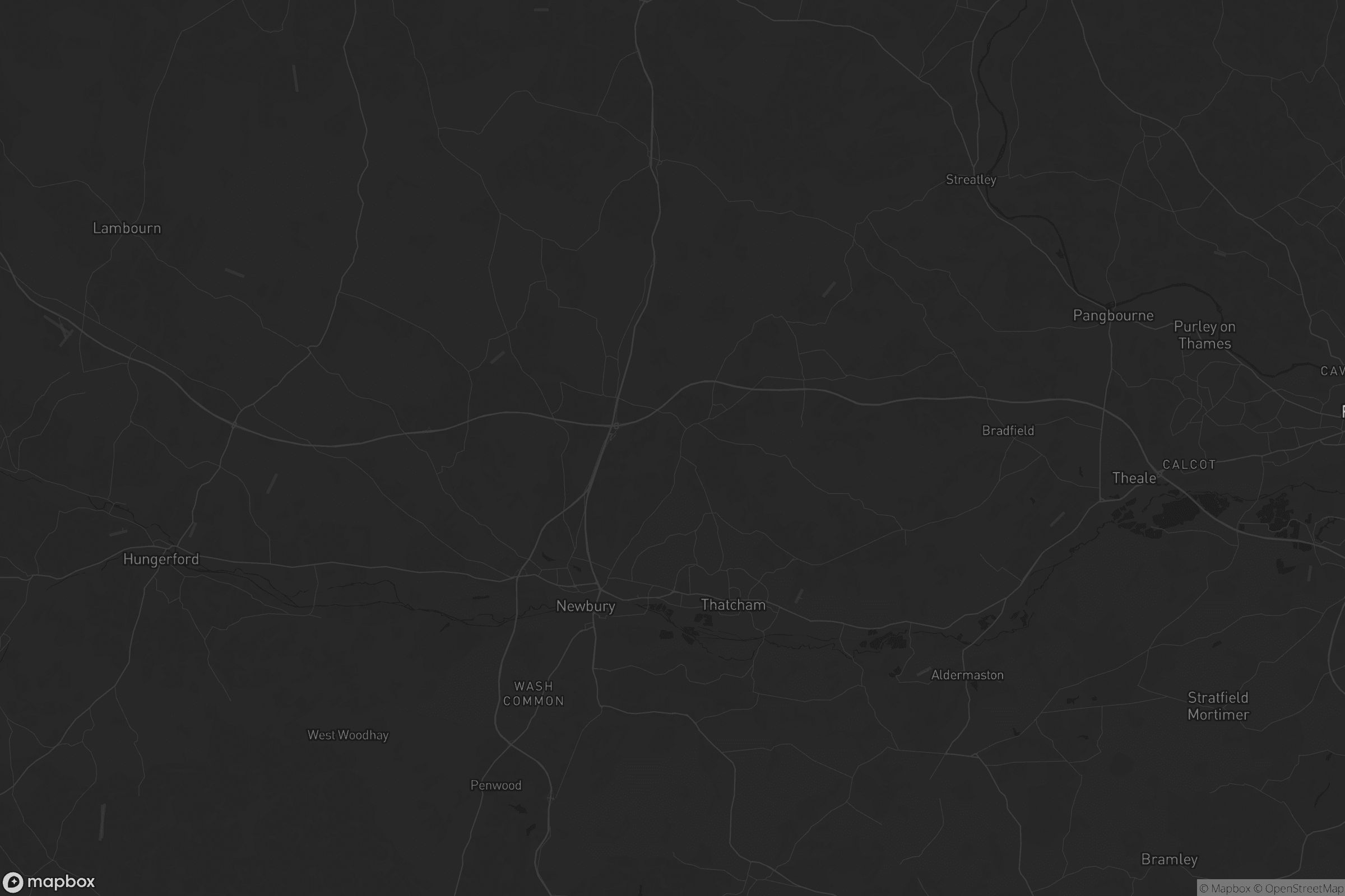 Map of west berkshire