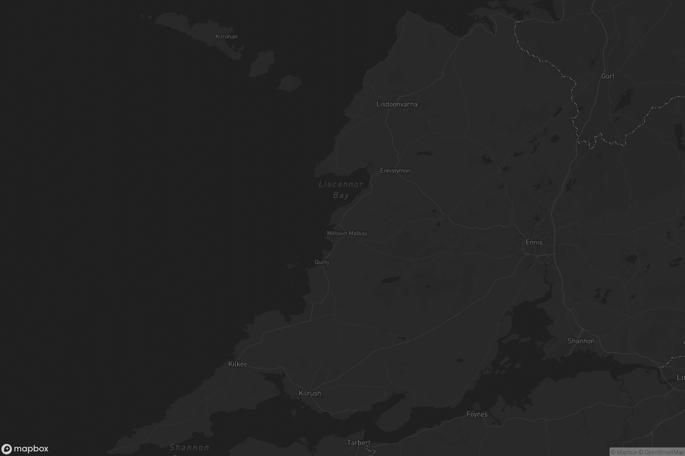 Map of west clare municipal district