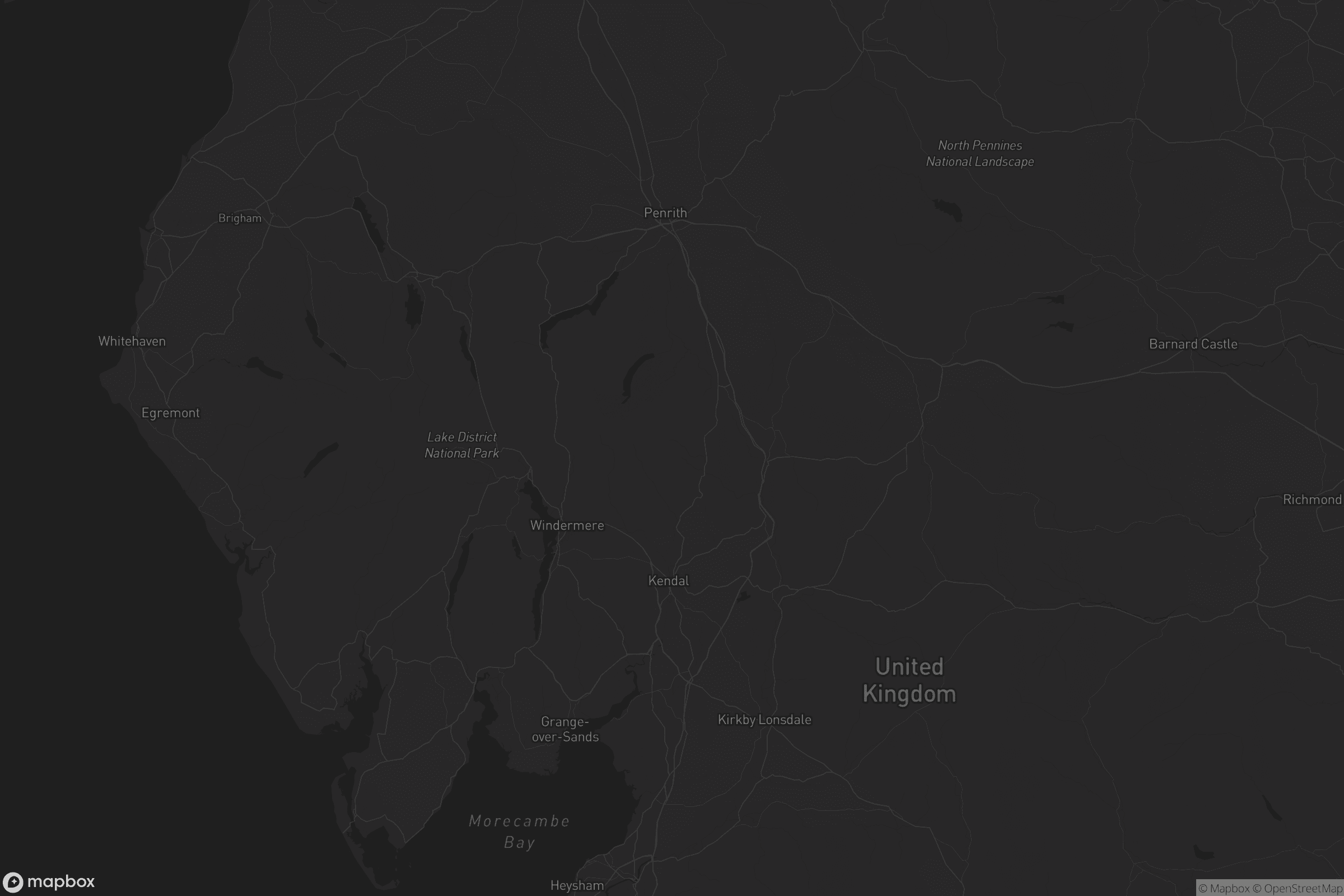 Map of westmorland and furness
