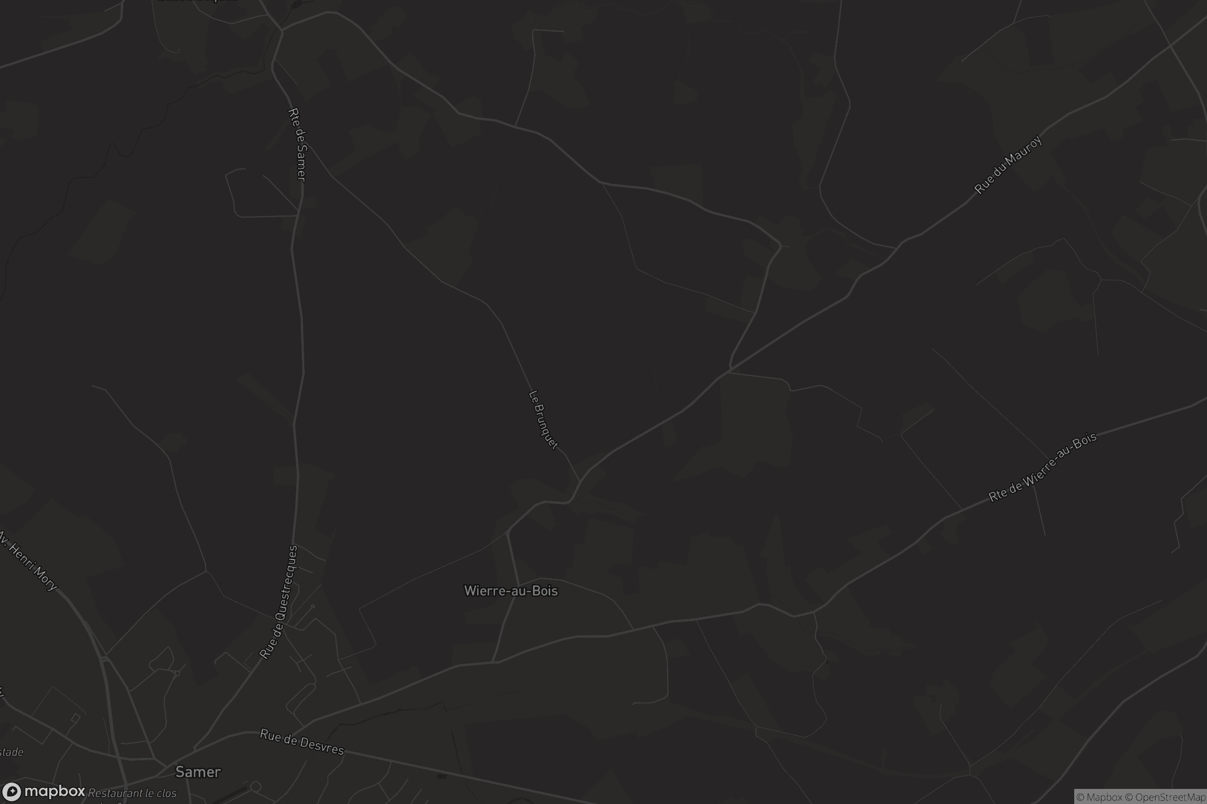 Map of wierre-au-bois