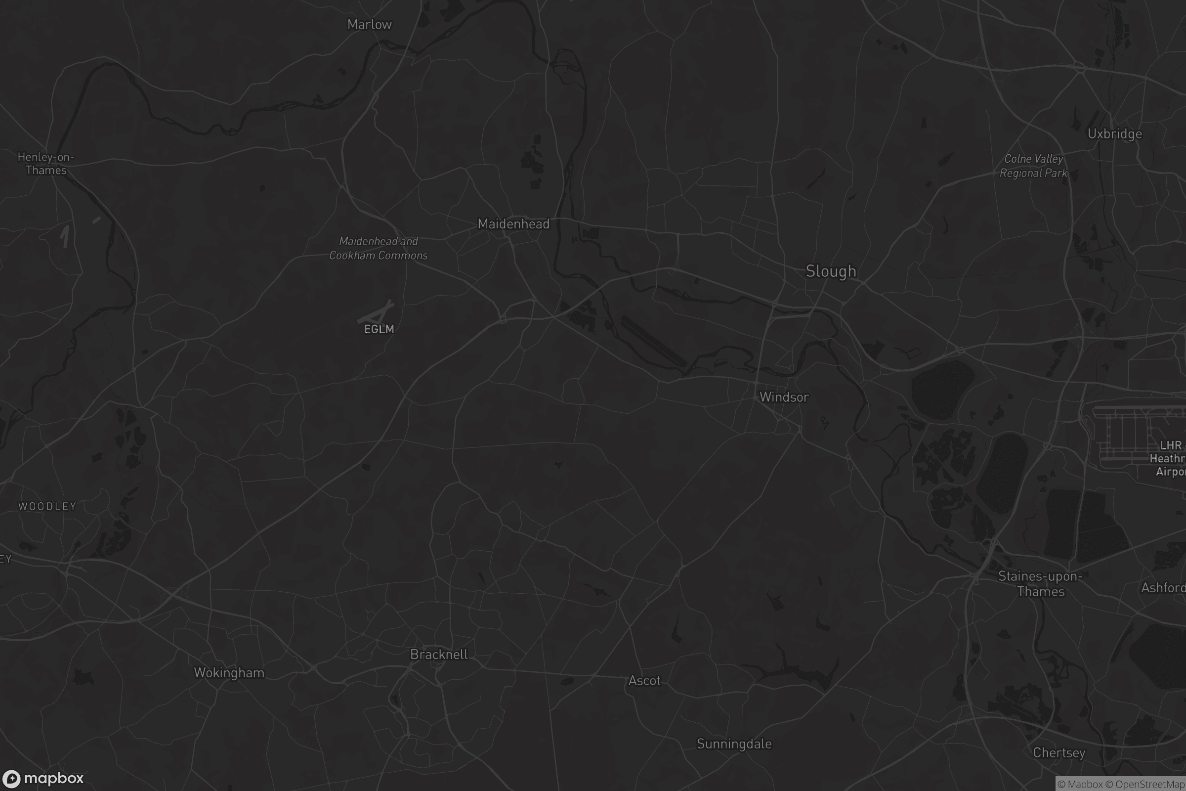 Map of windsor and maidenhead